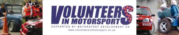 Volunteers In Motorsport Banner